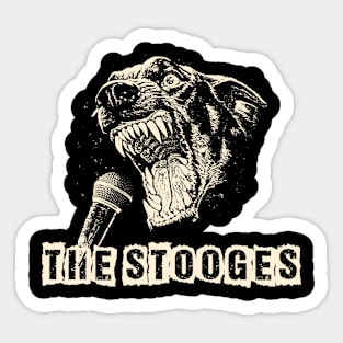 the stooges ll scream Sticker